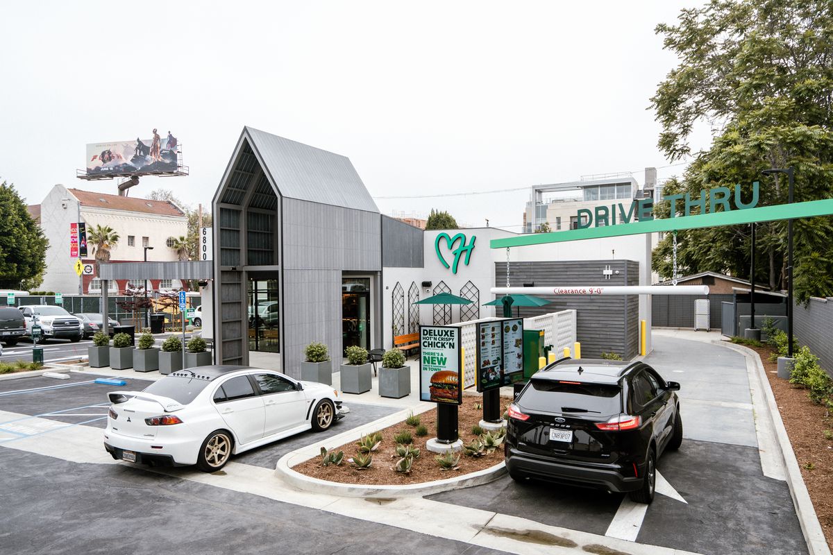 The drive-thru at Hart House restaurant in Hollywood.