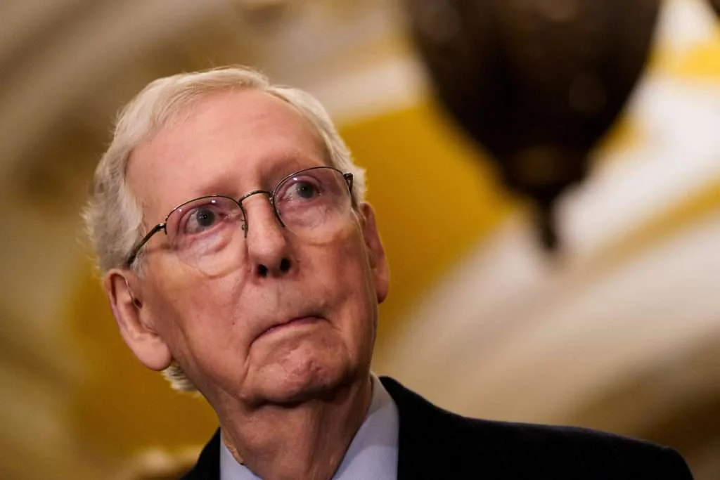 Mitch Mcconnell begs Americans for forgiveness blames Trump for the economic problems facing America he think maga is wrong